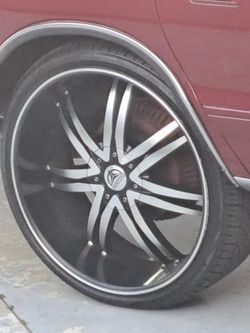 24" rims and tires