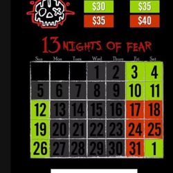 Scare Valley Tickets