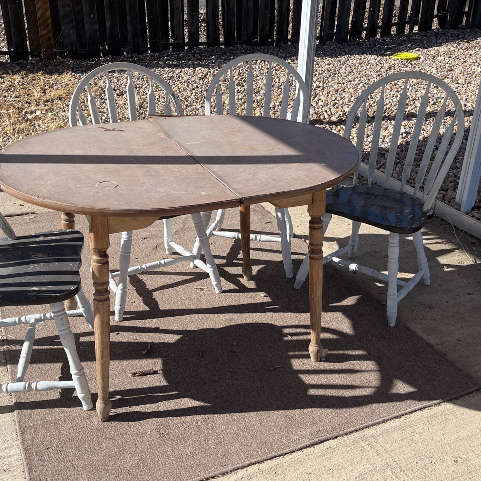 4 Free Wooden Chairs