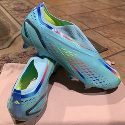 ADIDAS X SPEEDPORTAL+ FIRM GROUND SOCCER CLEATS ( SIZE: 8)