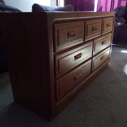 Brown Wooden Dresser