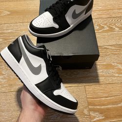 Jordan 1 low grey white black