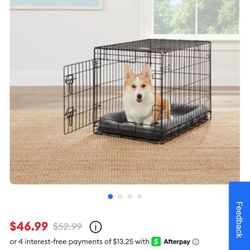 Single Door Dog Crate  30" x 19" x 21"