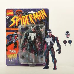 Hasbro Marvel Legends Venom Retro Spiderman 6" Action Figure Toy