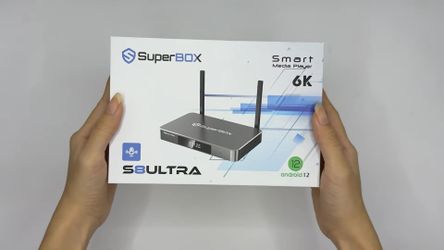 SUPERBOX • VSEEBOX • S8 MAX • S8 PRO • S8 ULTRA • V6 PLUS • V6 MAX • ELITE ULTRA SMART TV BOX • STREAMING DEVICE • 4K MEDIA PLAYER • ANDROID TV BOX •