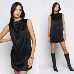 NWT - Black Silk Dress | 100% Silk Black Dress | Black Dress | Size S - Retails for $120 + Tax
