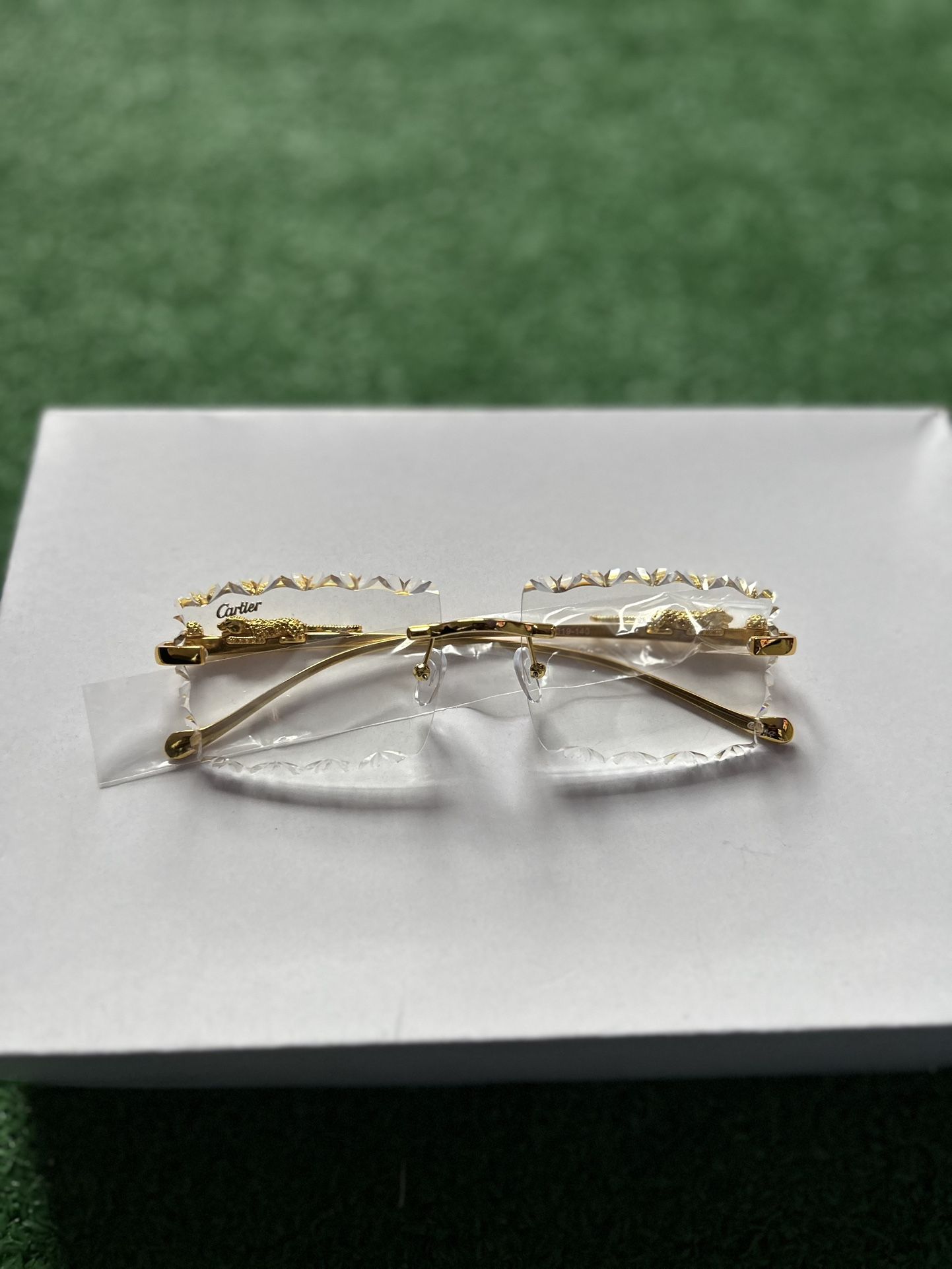 Clear Gold Glasses