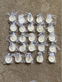 25 mini sunflower soaps