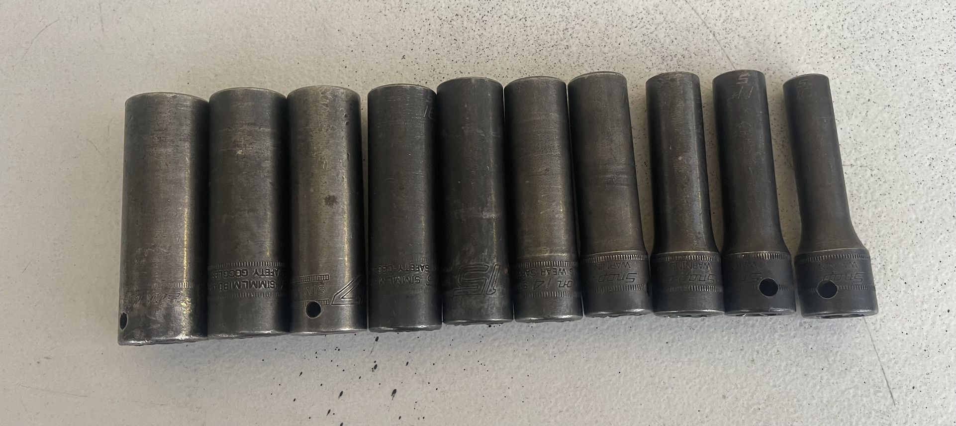 Snap On 1/2 Set 10 Pcs (10mm To 19mm) 