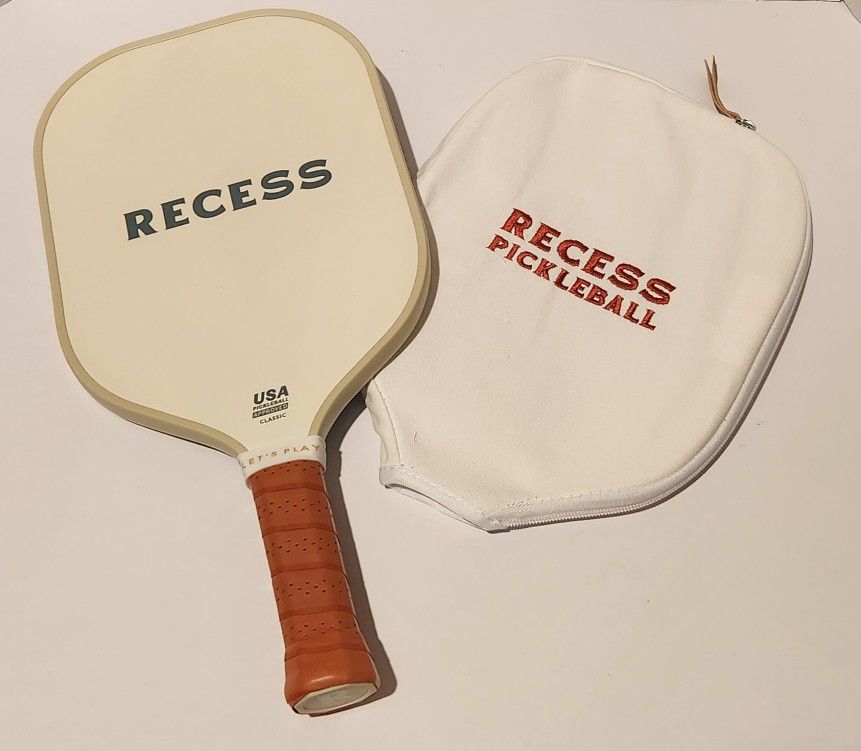 Recess Pickleball Paddle New with Cover Classic Design