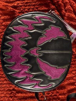 PUMPKIN PURSE - SPARKLY PURPLE - AS IS