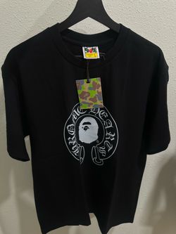 BAPE x Chrome Hearts Black Graphic T-Shirt  Size S