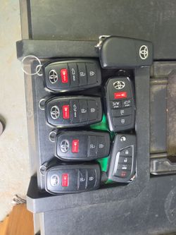 Car key fobs Toyota