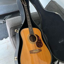 Acoustic Guitar w/ Hard Case – Mountain Brand – Great Condition