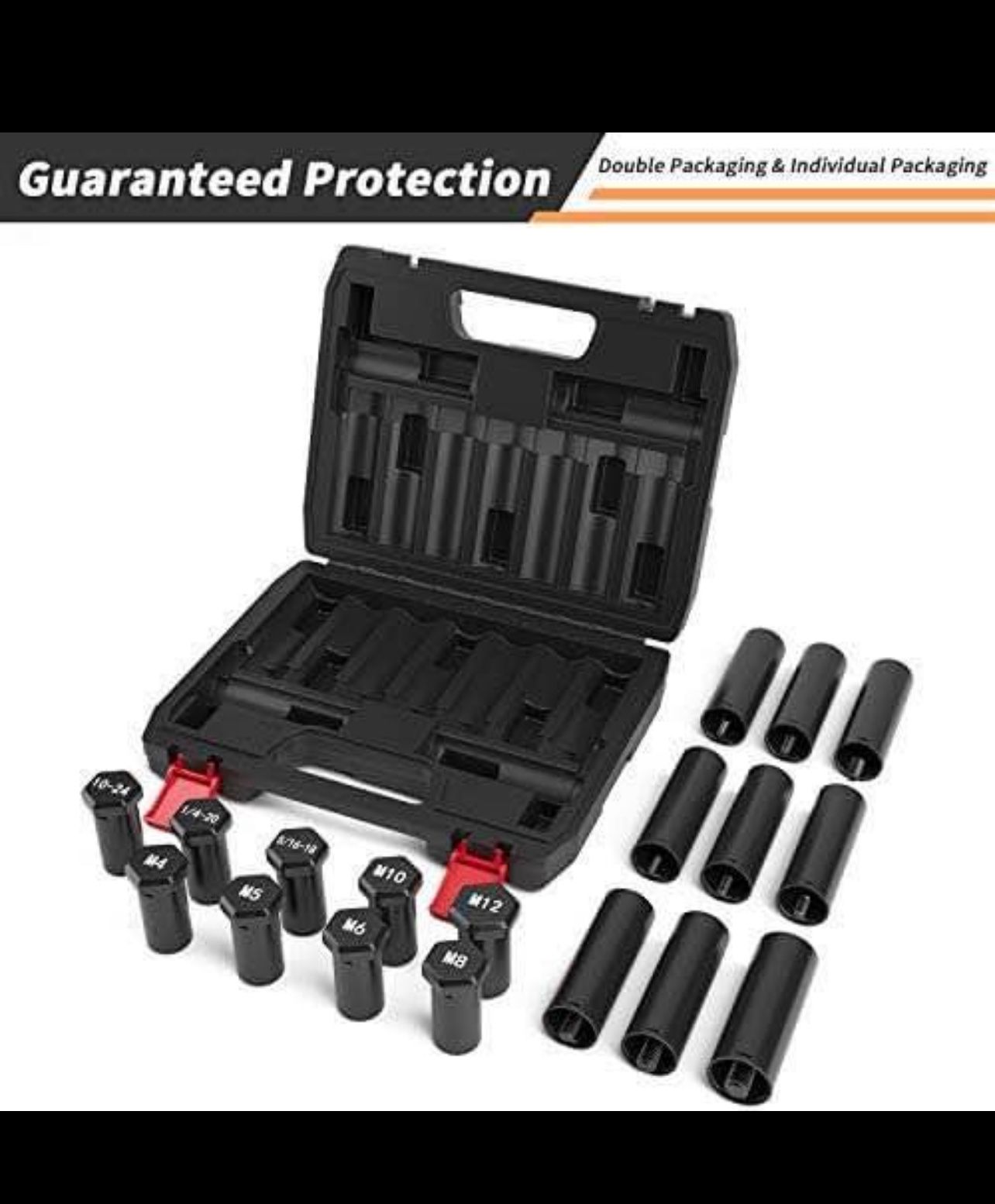 Beaspire Rivet nut Pliers Replacement Kit 9, Anti-Rust Rivet nut pin, Rivet Gun Toolset for 2 in 1 R