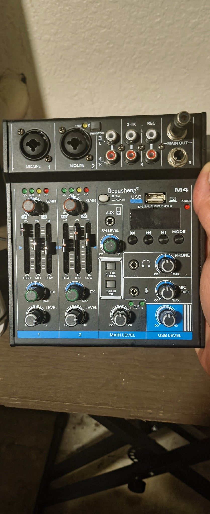 Portable Mixer With. Bluetooth 