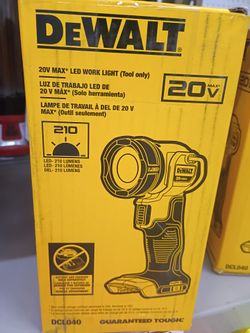 DeWalt work light
