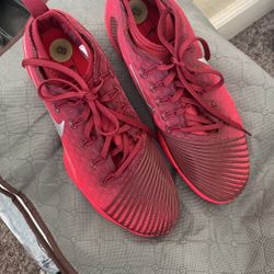 Size 8 Athletic Shoes (burgundy) 