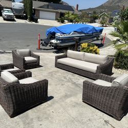 Restoration Hardware Provence Sofa & Chairs Seating Set