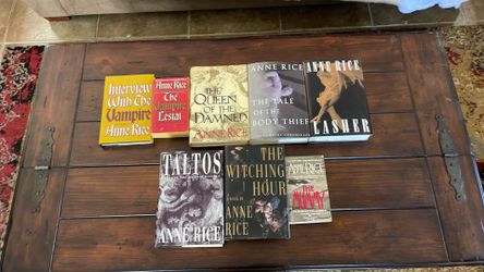 Collection of 8  Anne Rice Novels
