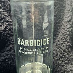 Barbicide Disinfecting Jar w/ Stainless Lid & Strainer – Barber/Salon