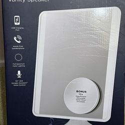Bluetooth Vanity Speaker/mirror New