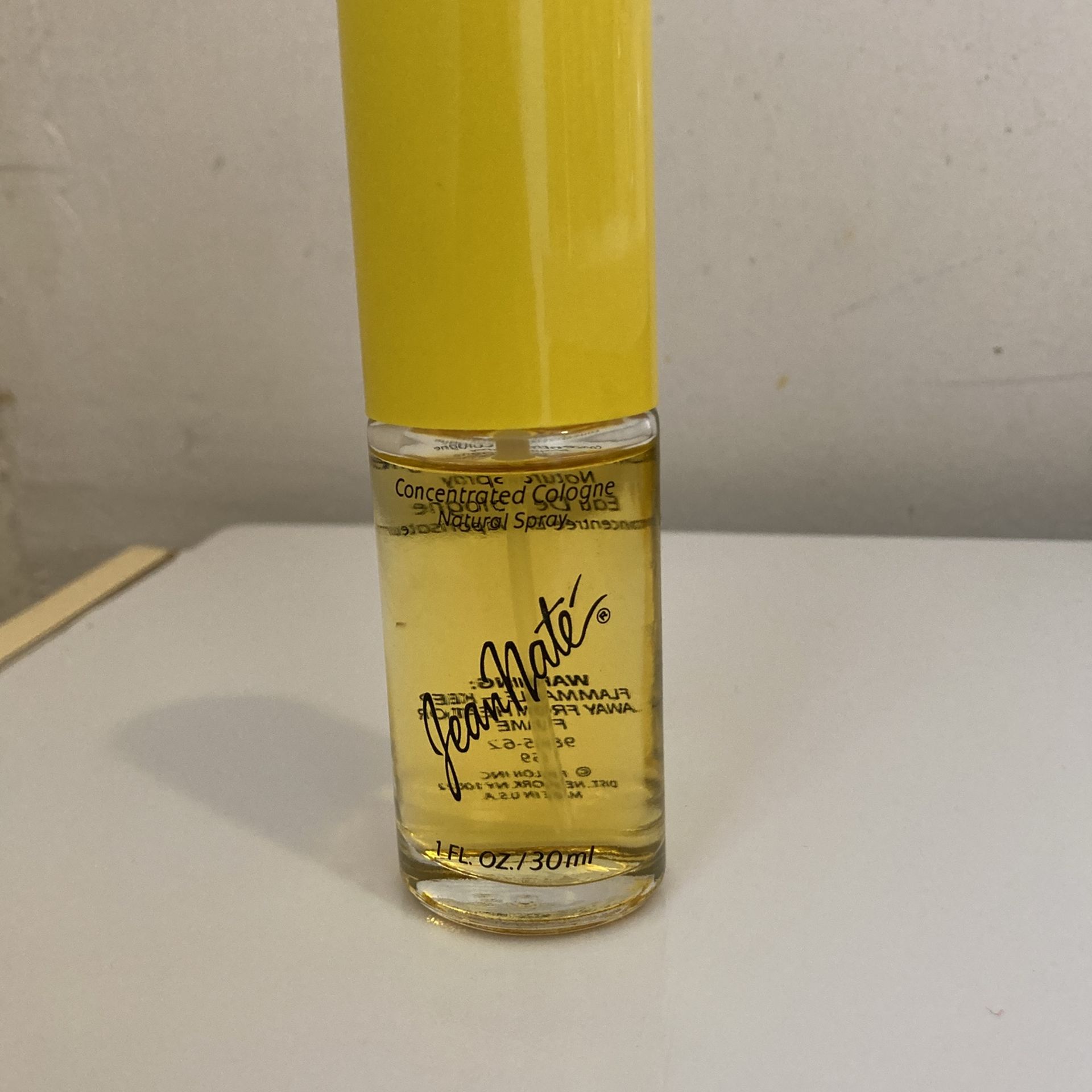 Vintage Jean Naté Concentrated Cologne Natural Spray 1 Oz
