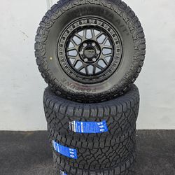 18" KMC rims w- 35" Fortune AT2 tires