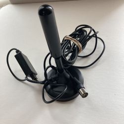 Portable Digital ATSC Antenna, F Type for Digital Freeview TV for Indoor, Outdoor, Car, & Camping