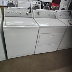 Whirlpool Kenmore Super Capacity Washer Dryer Set 