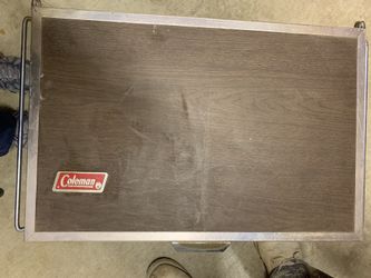 Real Vintage Coleman Cooler very clean inside