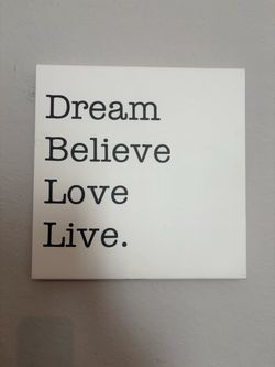 Canvas sign