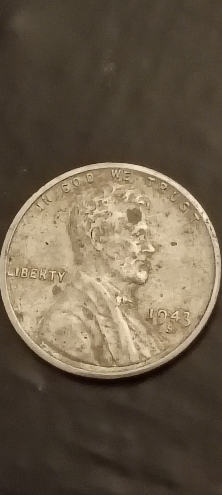 1943 S Steel Penny DDO