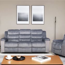 CORDUROY RECLINER living room SET