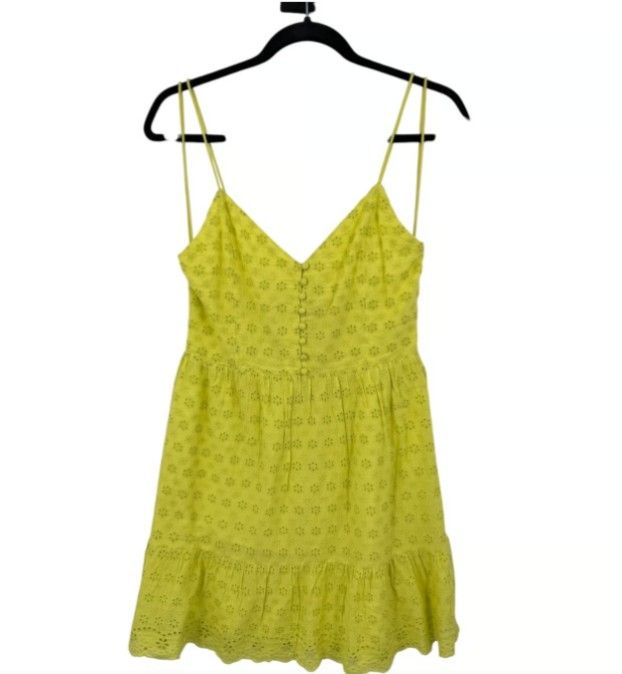 Alice + Olivia dress Fae Eyelet Embroidered minidress size 8