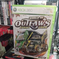 Xbox 360 World Of Outlaws Sprint Cars CIB 