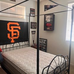 Girls full canopy bed