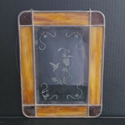 Vintage Stained Window Glass Decoration