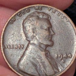 Lincoln 1944 S  Wheat Penny 
