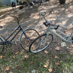 Two Vintage Bikes Schwann And Sears