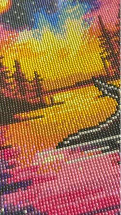 Finished diamond painting