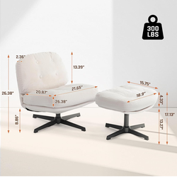 BRAND NEW IN THE BOX COMFY CHAIR/ottoman $70