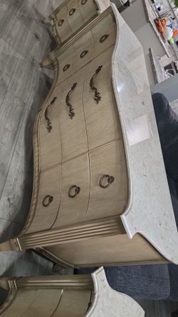 3 pc granite top bedroom set