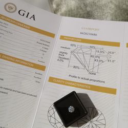1ct D COLOR  Fl Gia Certified diamond
