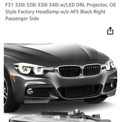 Brand: SOCKIR SOCKIR Full LED Headlight Assembly Replacement for 2016-2019 BMW 3-SERIES F30 F31 320i 328i 330i 340i w/LED DRL Projector, OE Style Fact