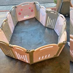 Baby Play Yard Plastic Panel Playpen