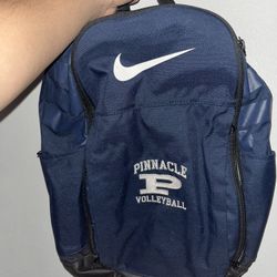 Nike Dark Blue White And Black Sports Backpack