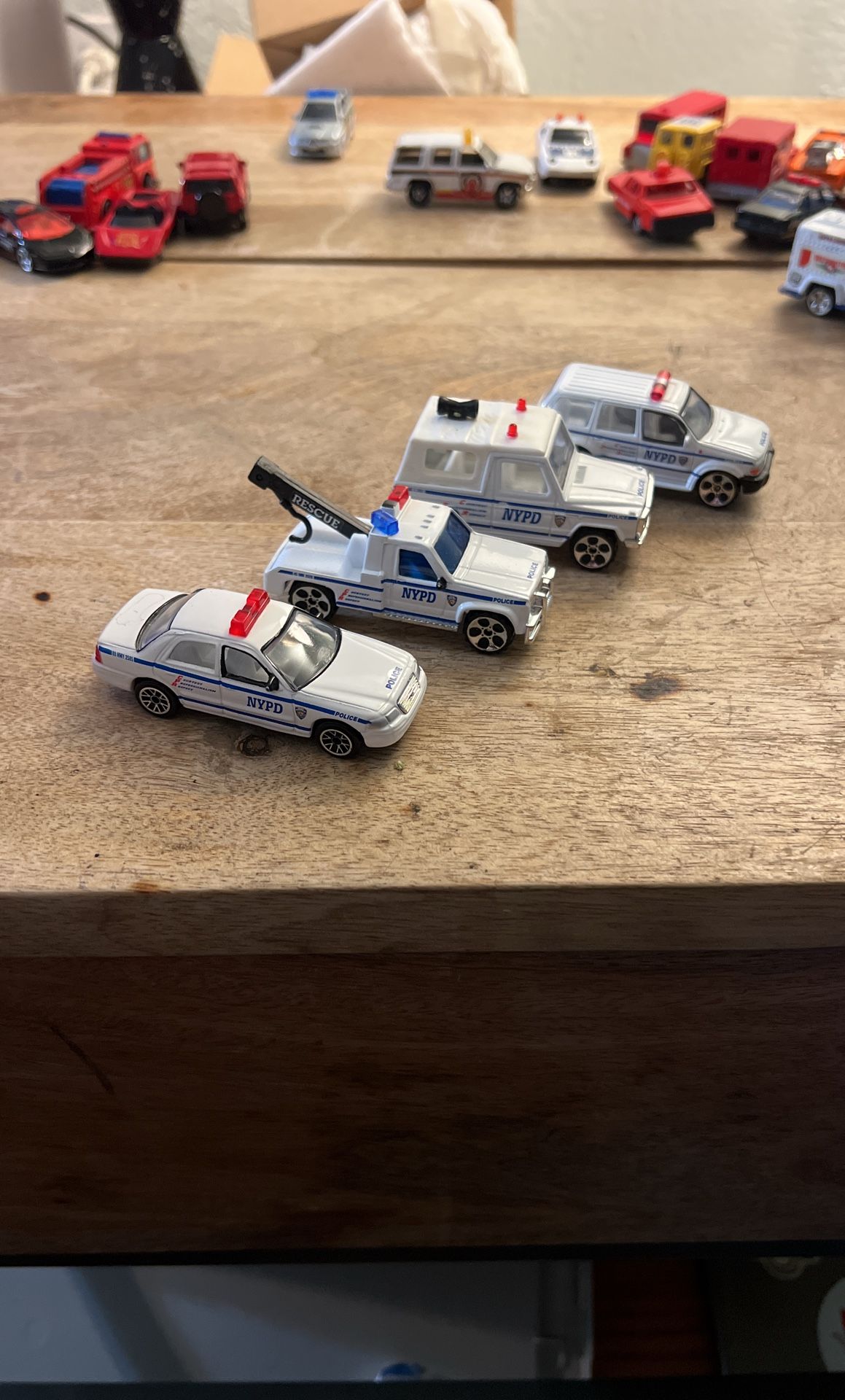 NYPD Rescue Emergency Toy Car Set