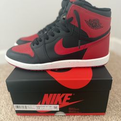 New 2025 Jordan 1 Bred Size 12