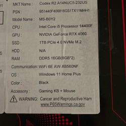 Gaming PC like New